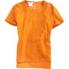 Givenchy Short Sleeve Suede Tee in Orange - Lyst