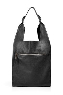 Jil Sander Black Calf Leather Shoulder Bag - Lyst