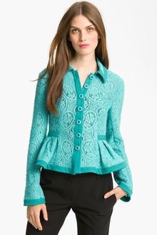 Nanette Lepore Summer Flame Lace Jacket - Lyst