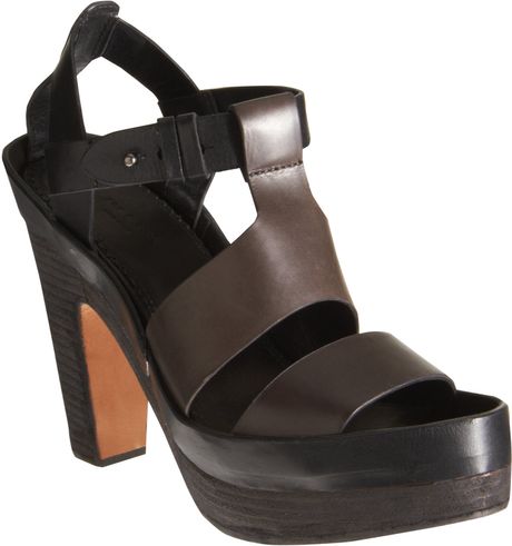 Rag & Bone Stearn Platform Sandal in Black - Lyst