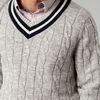 Tommy Hilfiger Oliver Cricket Vneck Sweater in Gray for Men (grey) - Lyst