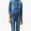Zara Medium Blue Denim Shirt in Blue - Lyst