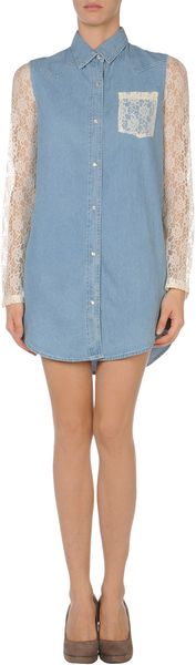 American Retro Short Dress - Lyst
