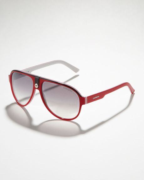 Carrera Plastic Sport Aviator Sunglasses Red In Red For Men Lyst 0994