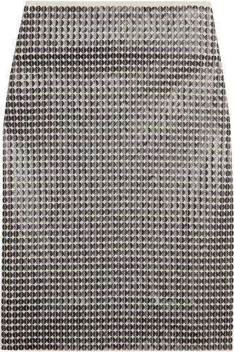 Diane Von Furstenberg Cassidy Leathersequined Stretchjersey Skirt - Lyst