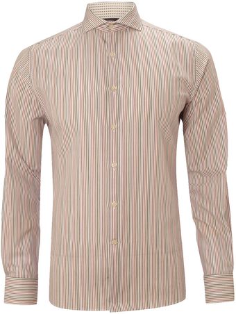 Duchamp Long Sleeve Mini Stripe Shirt - Lyst
