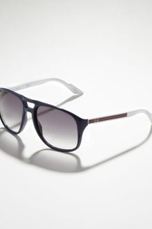 Gucci Plastic Aviator Sunglasses - Lyst