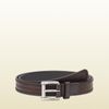 Gucci Brown Perforated Leather Belt in Brown for Men - Lyst
