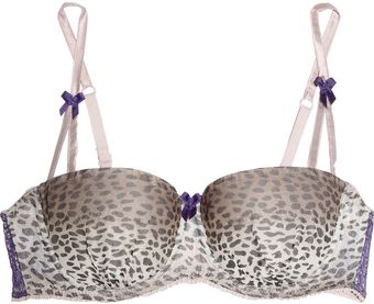 Mimi Holliday By Damaris Petit Gateaux Leopardprint Silk Balconette Bra - Lyst