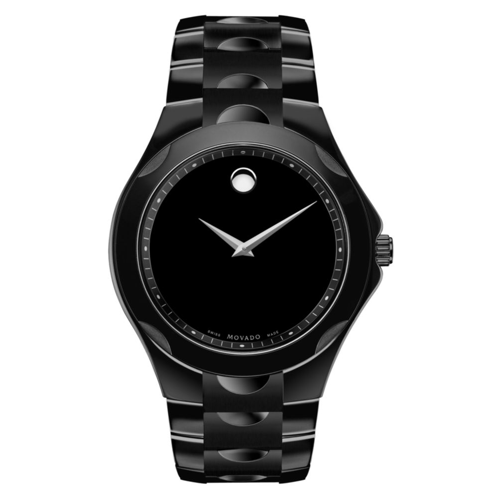 movado luno black