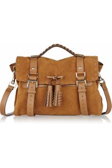 Mulberry Tassel Studded Suede Bag - Lyst