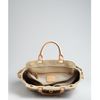 Prada  Woven Canvas Structured Top Tote Bag in Beige - Lyst