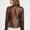 Rag & Bone Metallic Bailey Jacket in Brown (copper) - Lyst