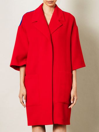 Roksanda Ilincic Swing Crepe Coat - Lyst