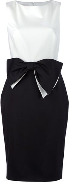 Valentino Sleeveless Dress in Black - Lyst
