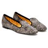 Avec Moderation Pon Pon Calf Hair Dress Slippers in White (grey) - Lyst