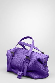 Bottega Veneta Violet Intrecciato Nappa Montaigne Bag - Lyst