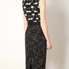 Giambattista Valli Macramé Lace and Boucle Wool Pencil Dress in Black (black white) - Lyst
