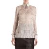 Givenchy Sequin Print Blouse in Beige - Lyst