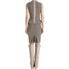 Givenchy Peplum Back Dress in Gray (gold) - Lyst