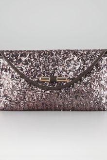 Jimmy Choo Canisa Sequined Clutch - Lyst