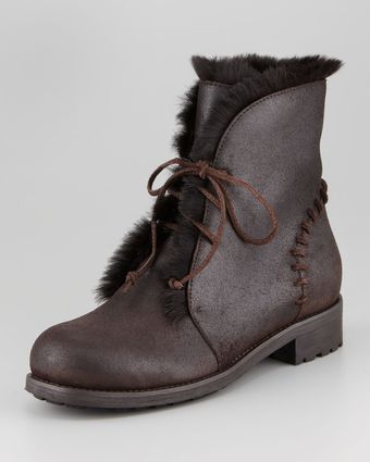 Jimmy Choo Dekel Rabbitlined Boot - Lyst