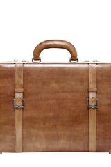 Manuel Vanni 24 Hour Wood and Leather Briefcase