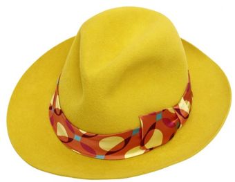 Manuel Vanni Felted Rabbit with Silk Band Hat - Lyst