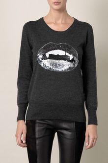 Markus Lupfer Sequin Vampire Sweater - Lyst