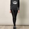 Markus Lupfer Sequin Vampire Sweater in Gray (charcoal) - Lyst