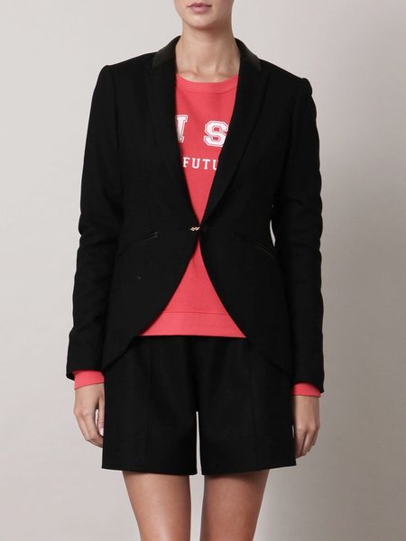 Rag & Bone Hubert Tuxedo Jacket in Black - Lyst