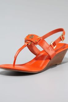 Tory Burch Robinson Demi-Wedge Sandal - Lyst