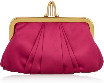 Christian Louboutin Mini Loubi Lula Satin Frame Clutch - Lyst