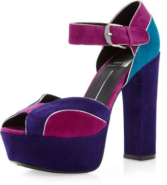 Dolce Vita Babett Platform Sandal Magenta - Lyst