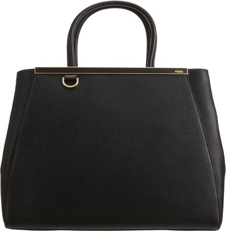 Fendi 2jours in Black (gold) - Lyst