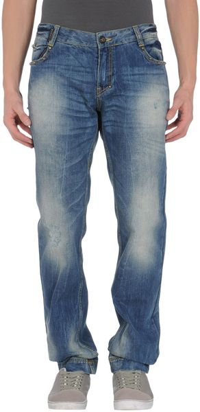 Frankie Morello Denim Pants - Lyst