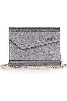 Jimmy Choo Candy Glitterprint Acrylic Clutch - Lyst