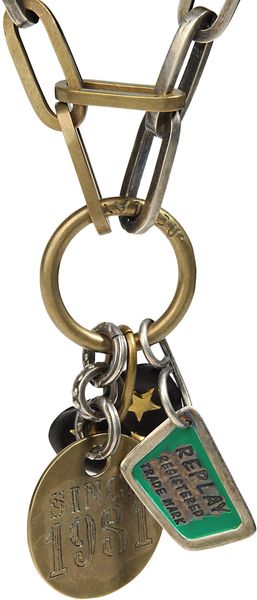 Replay Necklace - Lyst