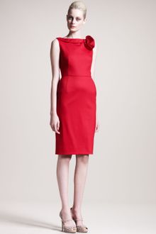 Valentino Techno Couture Rose Shoulder Dress - Lyst