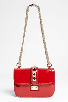 Valentino Rockstud Small Leather Shoulder Bag - Lyst