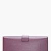 Yves Saint Laurent Large Purple Chyc Clutch in Purple - Lyst