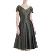 Barbara Tfank Floral Jacquard Dress in Green (floral) - Lyst