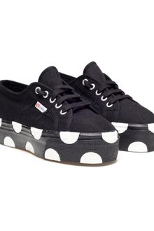 House Of Holland Superga Polka Dot Platform Trainers - Lyst
