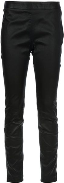 Valentino Lambskin Trouser in Black - Lyst