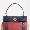 Yves Saint Laurent Muse Two Leather Suede Satchel in Blue (poppy/ pacific) - Lyst