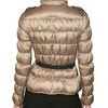 Burberry Sutherland Belted Technical Satin Jacket in Gold (beige) - Lyst