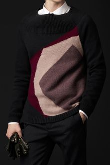 Burberry Prorsum Cashmere Funnel Neck Sweater - Lyst