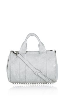 Alexander Wang Rocco in Mercury Pebble Lamb with Black Nickel - Lyst