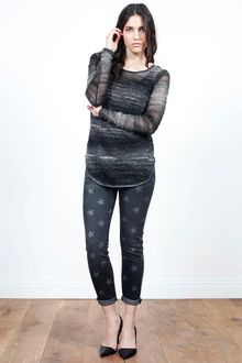 Current/Elliott Star Print Skinny Jeans - Lyst