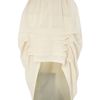 Cutie Cutie Dipped Hem Skirt in Beige (cream) - Lyst